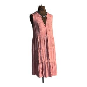 Knox Rose Pink Sleeveless Midi Dress